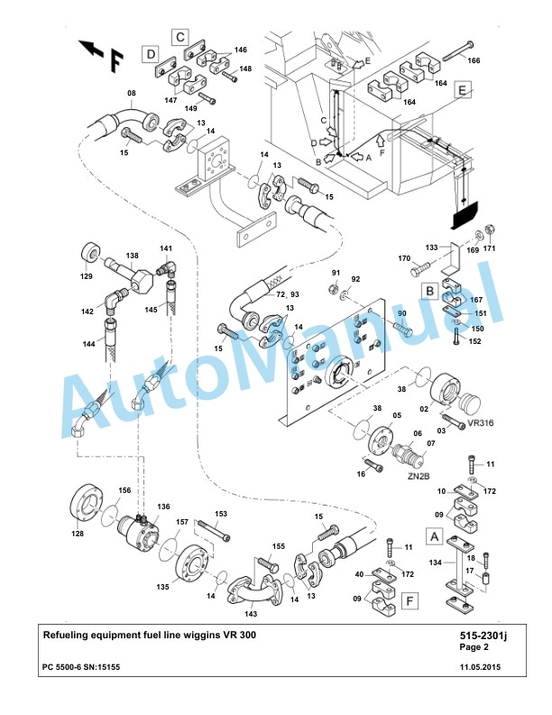 Komatsu PC5500-6 Hydraulic Excavator Parts Manual G15155 4 Komatsu PC5500-6 Hydraulic Excavator Parts Manual G15155-4