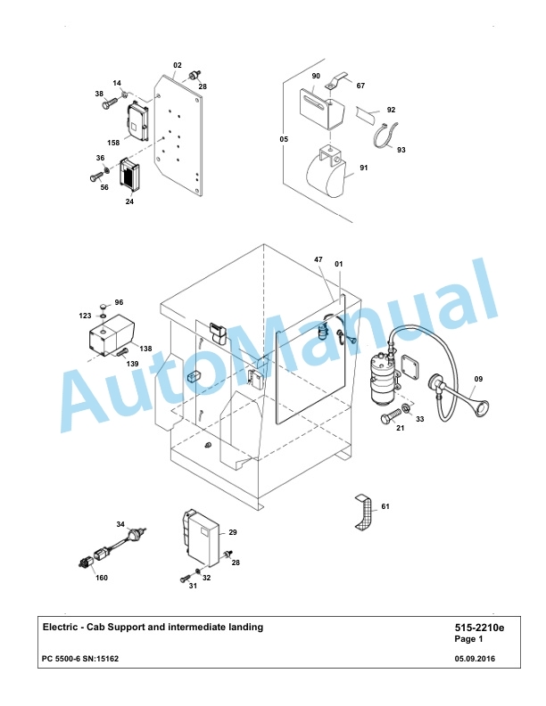 Komatsu PC5500-6 Hydraulic Excavator Parts Manual G15162 3 Komatsu PC5500-6 Hydraulic Excavator Parts Manual G15162-3