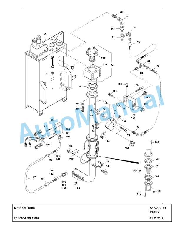 Komatsu PC5500-6 Hydraulic Excavator Parts Manual G15167 2 Komatsu PC5500-6 Hydraulic Excavator Parts Manual G15167-2
