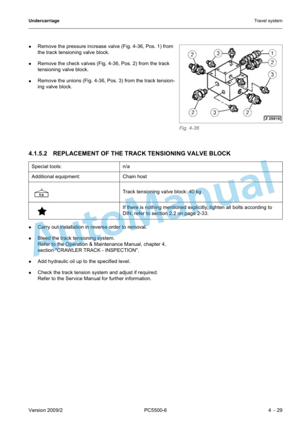 Komatsu PC5500-6 Hydraulic Mining Shovel Remove and Replace Procedures 3 Komatsu PC5500-6 Hydraulic Mining Shovel Remove and Replace Procedures - Image 3