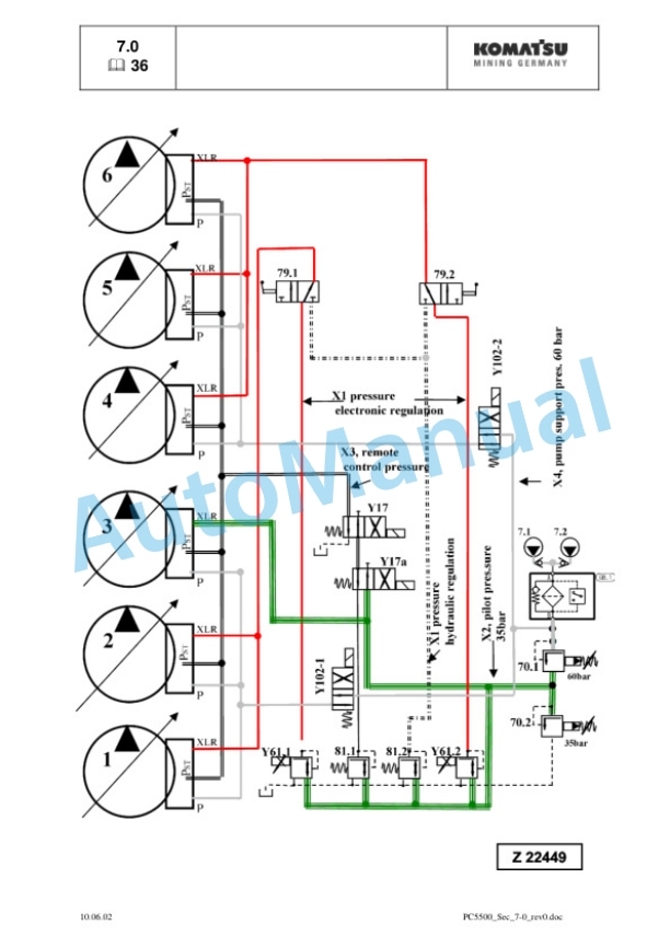 Komatsu PC5500-6 Hydraulic Mining Shovel Service Manual SMPC550015014 4 Komatsu PC5500-6 Hydraulic Mining Shovel Service Manual SMPC550015014-4