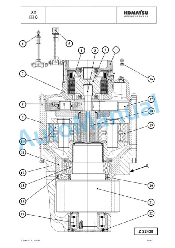 Komatsu PC5500-6 Hydraulic Mining Shovel Service Manual SMPC550015014 5 Komatsu PC5500-6 Hydraulic Mining Shovel Service Manual SMPC550015014-5