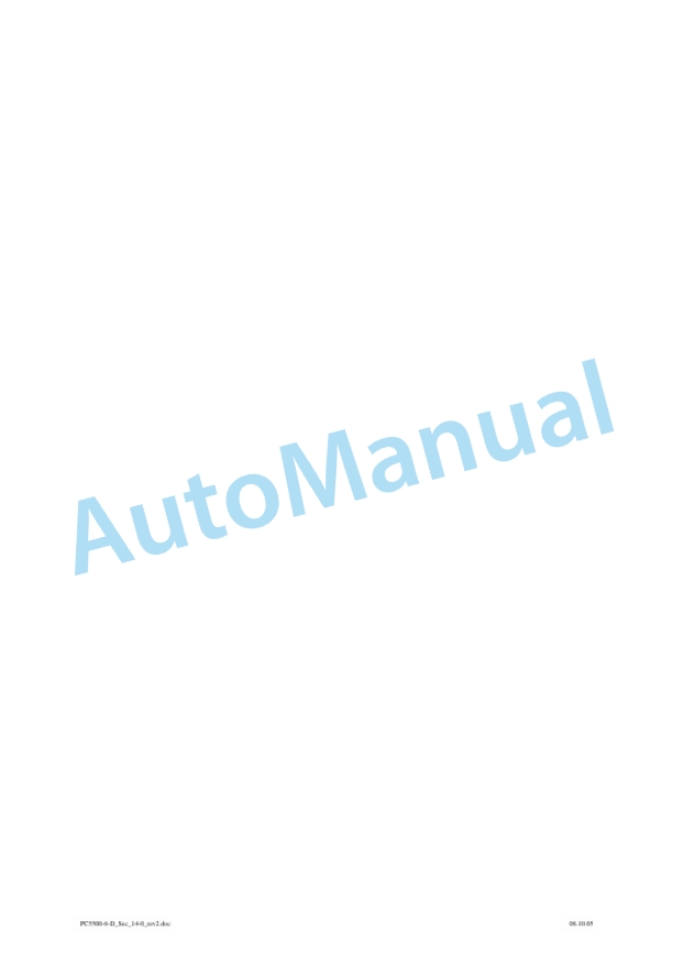 Komatsu PC5500-6 Hydraulic Mining Shovel Service Manual SMPC550015031 5 Komatsu PC5500-6 Hydraulic Mining Shovel Service Manual SMPC550015031 - Image 5