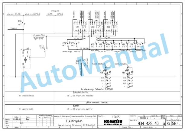 Komatsu PC5500-6 Hydraulic Mining Shovel Shop Manual PC5500615025SM 5 Komatsu PC5500-6 Hydraulic Mining Shovel Shop Manual PC5500615025SM-5