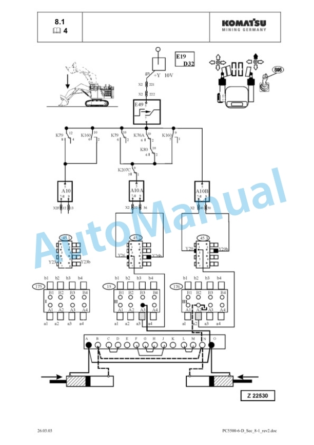 Komatsu PC5500-6 Hydraulic Mining Shovel Shop Manual SMPC550015019 3 Komatsu PC5500-6 Hydraulic Mining Shovel Shop Manual SMPC550015019 - Image 3