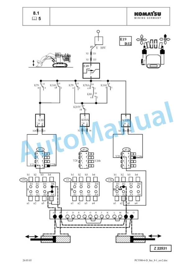 Komatsu PC5500-6 Hydraulic Mining Shovel Shop Manual SMPC550015022 3 Komatsu PC5500-6 Hydraulic Mining Shovel Shop Manual SMPC550015022 - Image 3