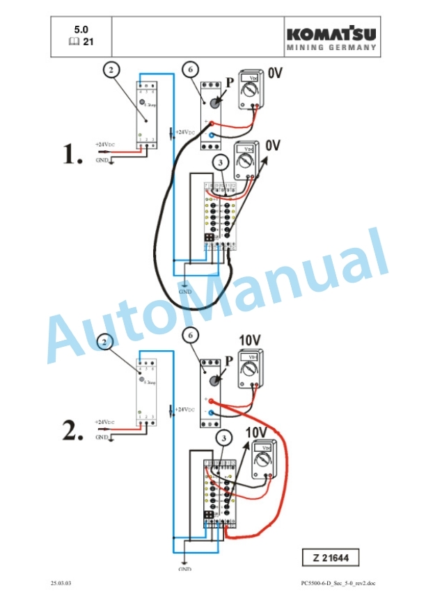 Alternative view of Komatsu PC5500-6 Hydraulic Mining Shovel Shop Manual SMPC550015027