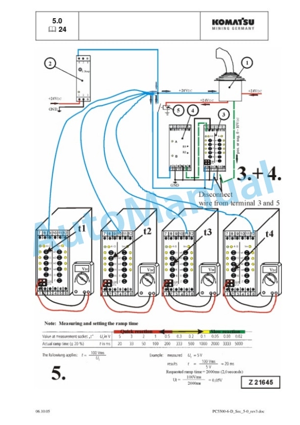 Alternative view of Komatsu PC5500-6 Hydraulic Mining Shovel Shop Manual SMPC550015032