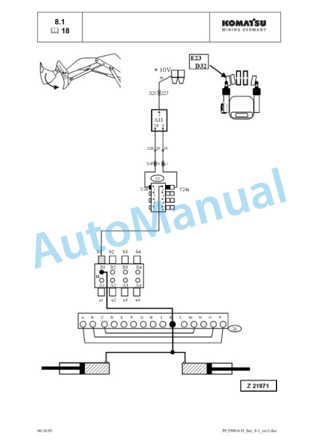 Komatsu PC5500-6 Hydraulic Mining Shovel Shop Manual SMPC550015035 3 Komatsu PC5500-6 Hydraulic Mining Shovel Shop Manual SMPC550015035 - Image 3