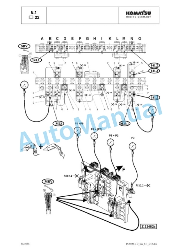 Komatsu PC5500-6 Hydraulic Mining Shovel Shop Manual SMPC550015039 3 Komatsu PC5500-6 Hydraulic Mining Shovel Shop Manual SMPC550015039 - Image 3