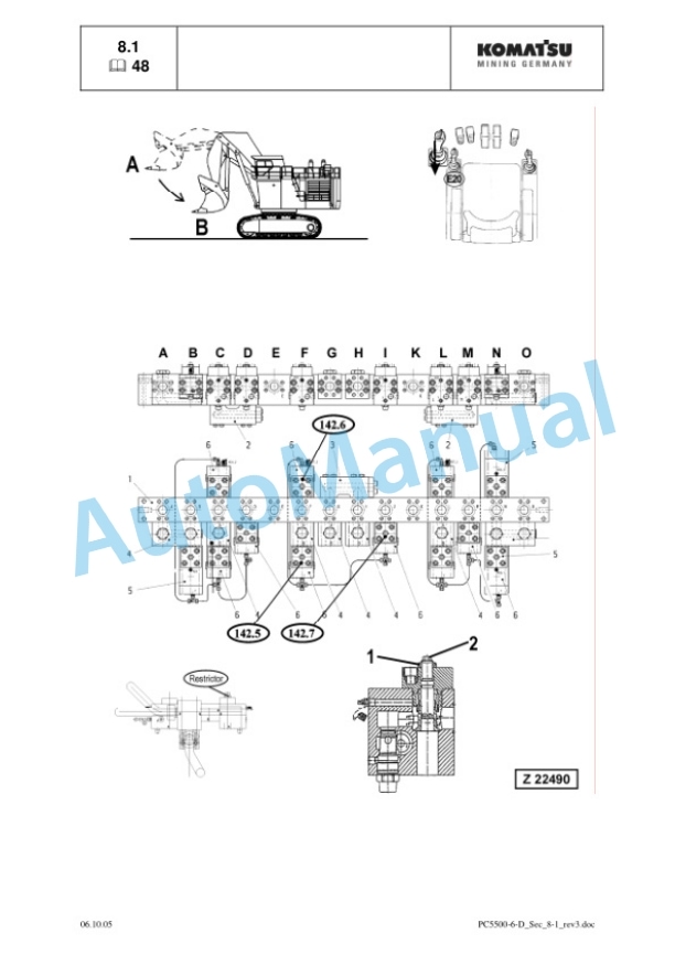 Komatsu PC5500-6 Service Manual 4 Komatsu PC5500-6 Service Manual - Image 4