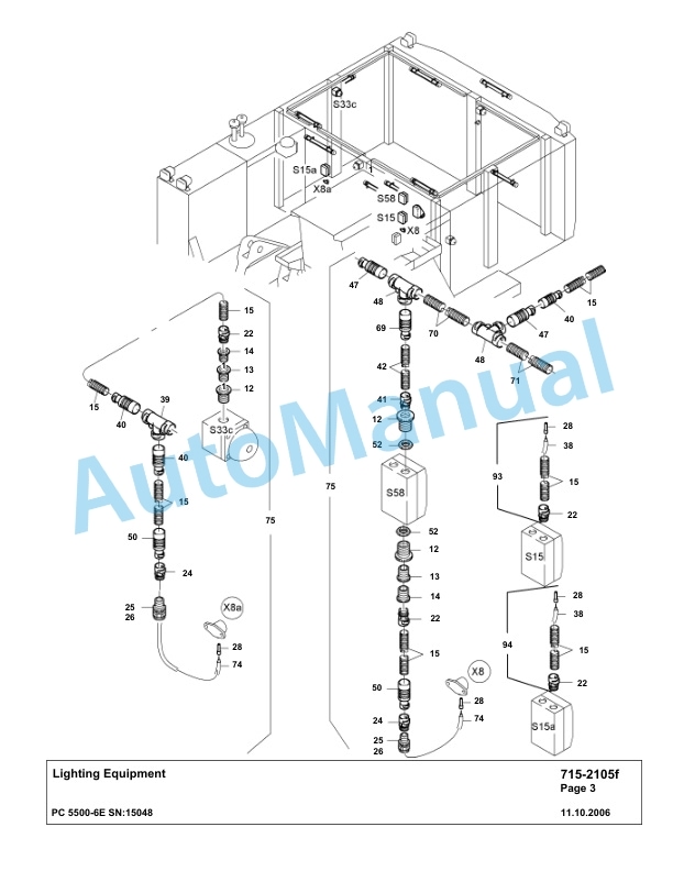 Komatsu PC5500-6E Hydraulic Excavator Parts Manual G15048 4 Komatsu PC5500-6E Hydraulic Excavator Parts Manual G15048-4