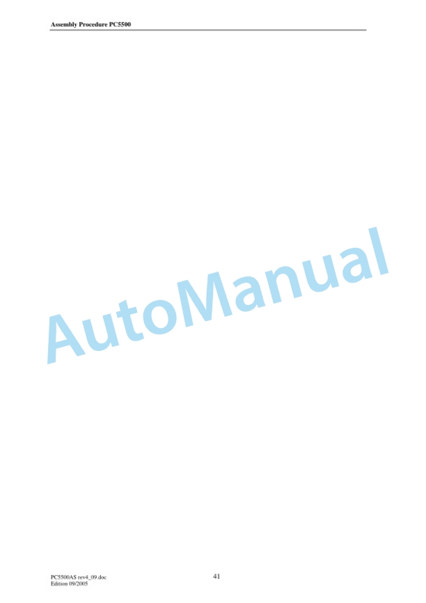 Komatsu PC5500 Hydraulic Mining Shovel Field Assembly Instruction PC5500ASrev4_09 3 Komatsu PC5500 Hydraulic Mining Shovel Field Assembly Instruction PC5500ASrev4_09 - Image 3
