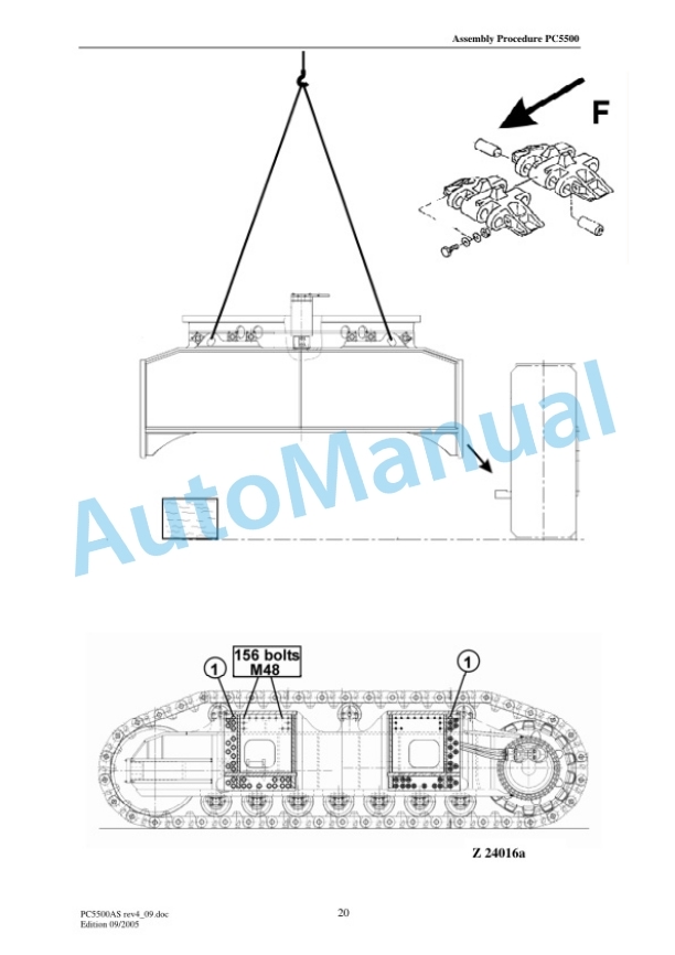 Komatsu PC5500 Hydraulic Mining Shovel General Assembly Procedure Manual PC5500ASrev4_09 2 Komatsu PC5500 Hydraulic Mining Shovel General Assembly Procedure Manual PC5500ASrev4_09 - Image 2