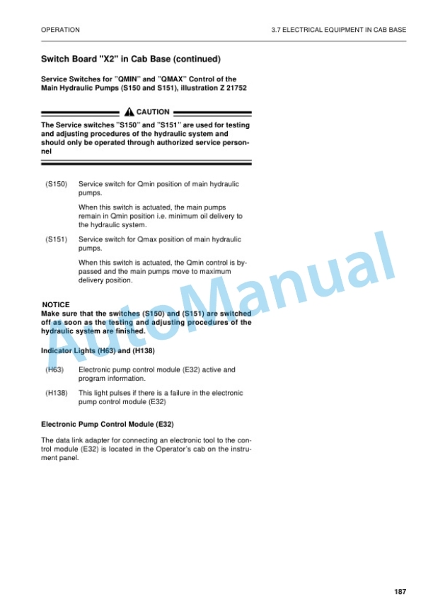 Komatsu PC5500 Hydraulic Mining Shovel Operation and Maintenance Manual 3 Komatsu PC5500 Hydraulic Mining Shovel Operation and Maintenance Manual - Image 3