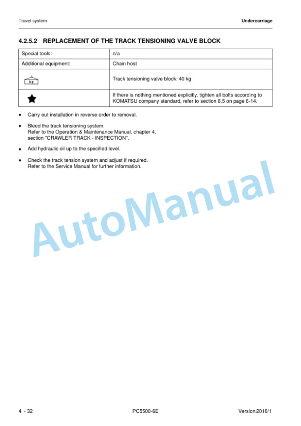 Komatsu PC5500E-6 Hydraulic Excavator Shop Manual 15016-upE-GB-0 5 Komatsu PC5500E-6 Hydraulic Excavator Shop Manual 15016-upE-GB-0 - Image 5