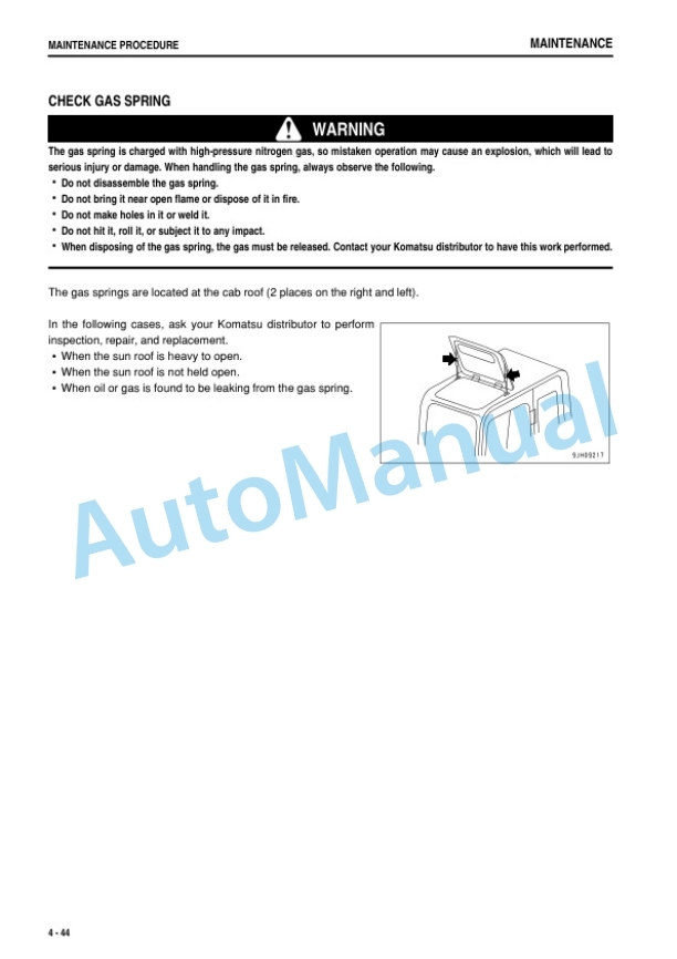 Komatsu PC550LC-8 Hydraulic Excavator Operation and Maintenance Manual PEN00972-00 5 Komatsu PC550LC-8 Hydraulic Excavator Operation and Maintenance Manual PEN00972-00 - Image 5