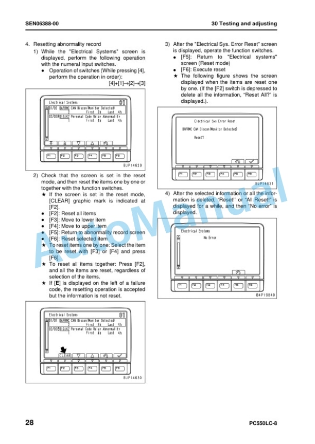 Komatsu PC550LC-8 Hydraulic Excavator Shop Manual SEN06368-00 3 Komatsu PC550LC-8 Hydraulic Excavator Shop Manual SEN06368-00 - Image 3