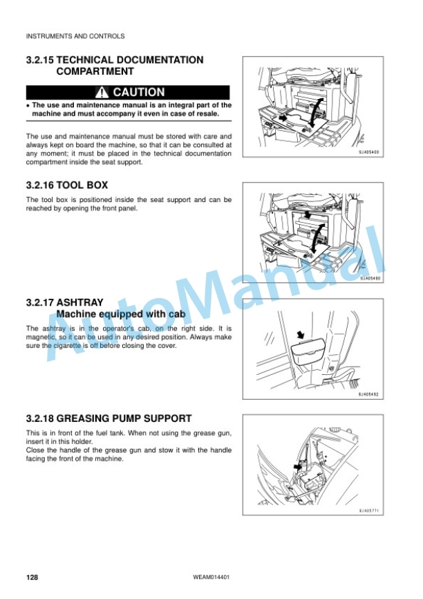 Komatsu PC55MR-3 Hydraulic Excavator Operation and Maintenance Manual WEAM014401 3 Komatsu PC55MR-3 Hydraulic Excavator Operation and Maintenance Manual WEAM014401 - Image 3