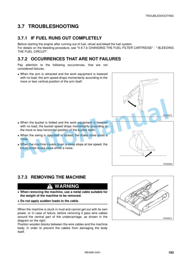 Komatsu PC55MR-3 Hydraulic Excavator Operation and Maintenance Manual WEAM014401 4 Komatsu PC55MR-3 Hydraulic Excavator Operation and Maintenance Manual WEAM014401 - Image 4