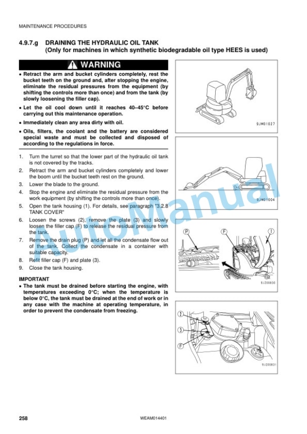 Komatsu PC55MR-3 Hydraulic Excavator Operation and Maintenance Manual WEAM014401 5 Komatsu PC55MR-3 Hydraulic Excavator Operation and Maintenance Manual WEAM014401 - Image 5