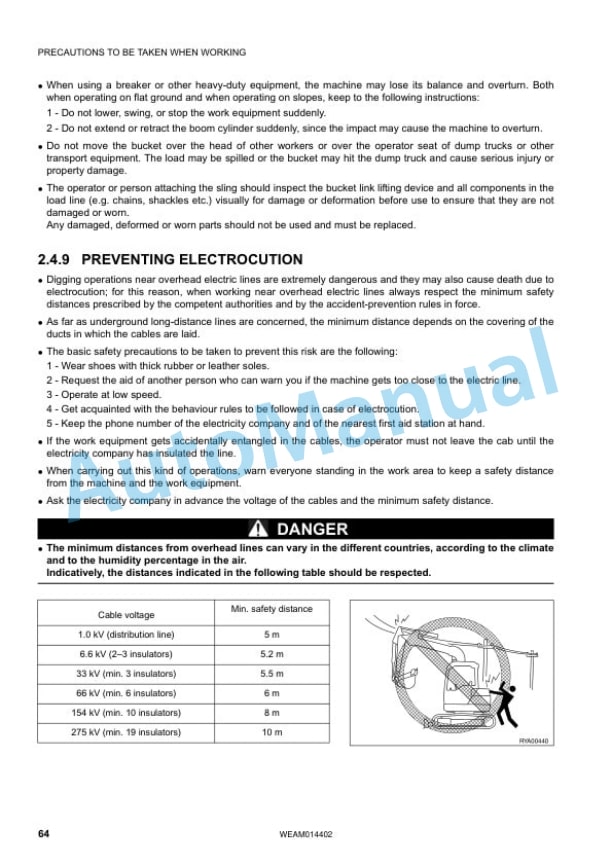 Komatsu PC55MR-3 Hydraulic Excavator Operation and Maintenance Manual WEAM014402 2 Komatsu PC55MR-3 Hydraulic Excavator Operation and Maintenance Manual WEAM014402 - Image 2