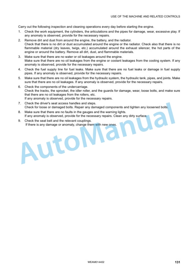 Komatsu PC55MR-3 Hydraulic Excavator Operation and Maintenance Manual WEAM014402 3 Komatsu PC55MR-3 Hydraulic Excavator Operation and Maintenance Manual WEAM014402 - Image 3