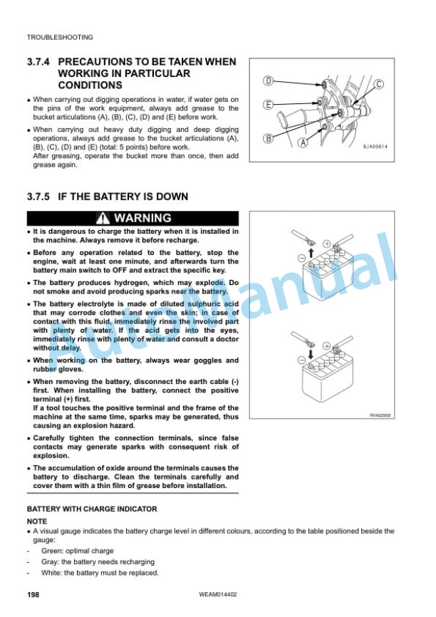 Komatsu PC55MR-3 Hydraulic Excavator Operation and Maintenance Manual WEAM014402 4 Komatsu PC55MR-3 Hydraulic Excavator Operation and Maintenance Manual WEAM014402 - Image 4