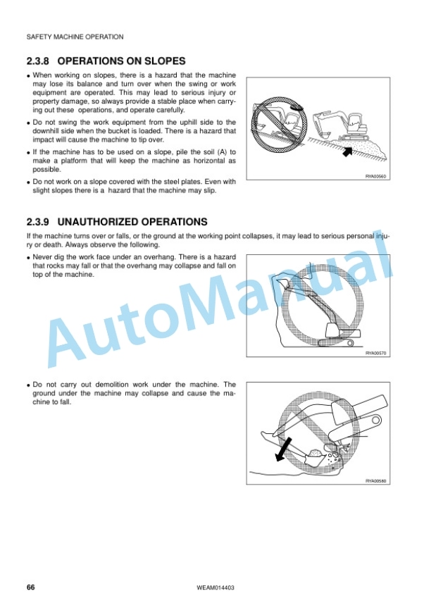 Komatsu PC55MR-3 Hydraulic Excavator Operation and Maintenance Manual WEAM014403 2 Komatsu PC55MR-3 Hydraulic Excavator Operation and Maintenance Manual WEAM014403 - Image 2