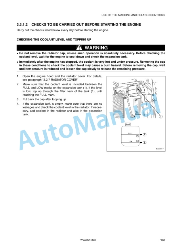 Komatsu PC55MR-3 Hydraulic Excavator Operation and Maintenance Manual WEAM014403 3 Komatsu PC55MR-3 Hydraulic Excavator Operation and Maintenance Manual WEAM014403 - Image 3
