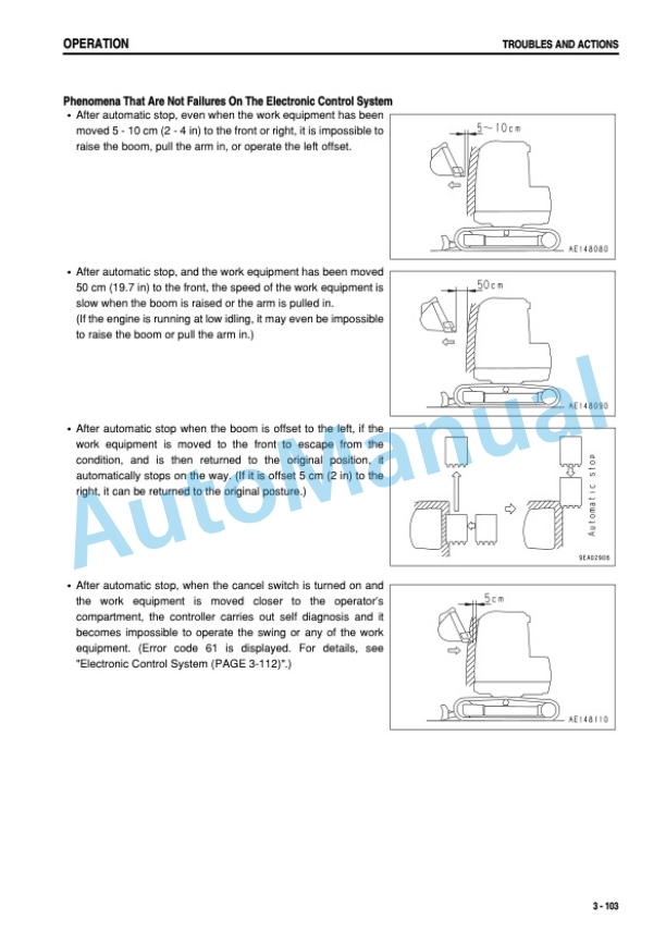 Komatsu PC58UU-3 Hydraulic Excavator Operation and Maintenance Manual SEAM040503T 4 Komatsu PC58UU-3 Hydraulic Excavator Operation and Maintenance Manual SEAM040503T - Image 4