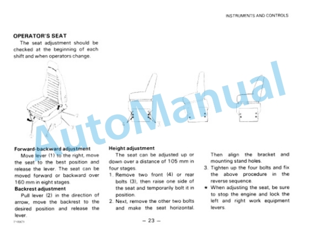 Komatsu PC60-5, PC60L-5, PC60U-5 Hydraulic Excavator Operation and Maintenance Manual SEAM02010502 2 Komatsu PC60-5, PC60L-5, PC60U-5 Hydraulic Excavator Operation and Maintenance Manual SEAM02010502 - Image 2