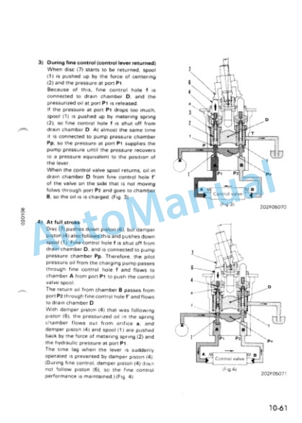 Alternative view of Komatsu PC60-6, PC60L-6, PC90-1 Hydraulic Excavator Shop Manual SEBM02010607