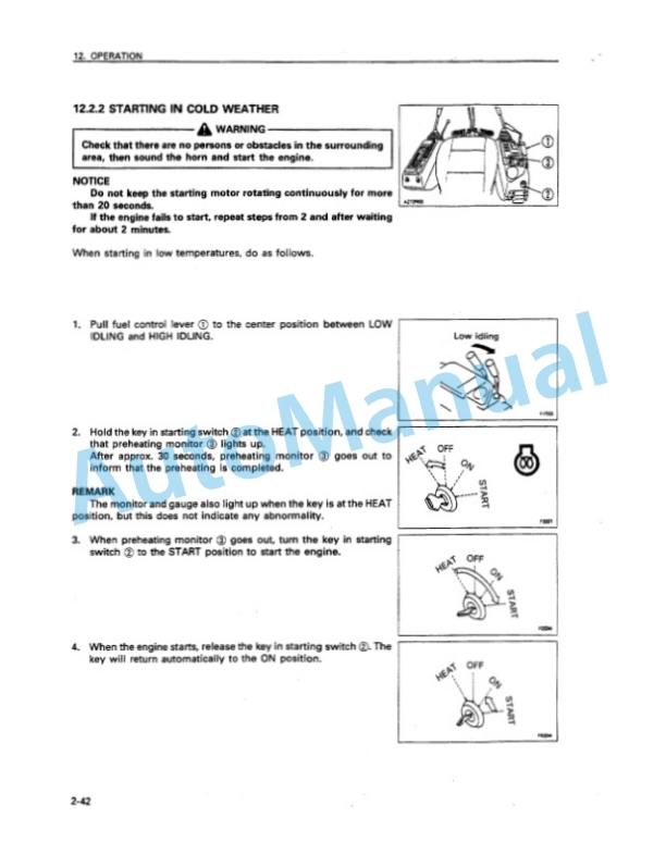 Komatsu PC60-7 Hydraulic Excavator Operation and Maintenance Manual SEAM009600 3 Komatsu PC60-7 Hydraulic Excavator Operation and Maintenance Manual SEAM009600 - Image 3