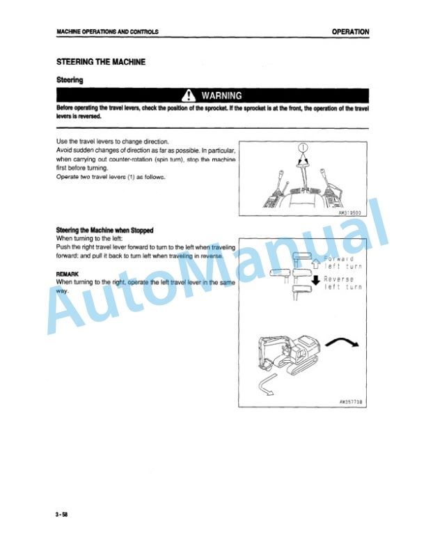 Komatsu PC60-7 Hydraulic Excavator Operation and Maintenance Manual SEAM034100 3 Komatsu PC60-7 Hydraulic Excavator Operation and Maintenance Manual SEAM034100 - Image 3