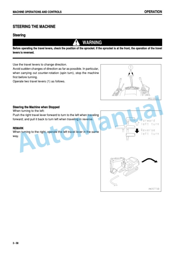 Komatsu PC60-7 Hydraulic Excavator Operation and Maintenance Manual SEAM034102T 3 Komatsu PC60-7 Hydraulic Excavator Operation and Maintenance Manual SEAM034102T - Image 3