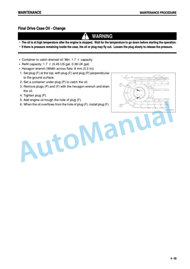 Komatsu PC60-7 Hydraulic Excavator Operation and Maintenance Manual SEAM034102T 5 Komatsu PC60-7 Hydraulic Excavator Operation and Maintenance Manual SEAM034102T - Image 5