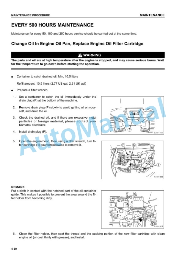 Komatsu PC60-7 Hydraulic Excavator Operation and Maintenance Manual SEAM034103T 5 Komatsu PC60-7 Hydraulic Excavator Operation and Maintenance Manual SEAM034103T - Image 5