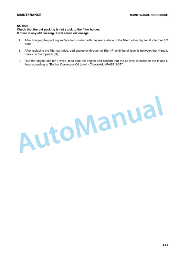 Komatsu PC60-7 Hydraulic Excavator Operation and Maintenance Manual SEAM034104T 5 Komatsu PC60-7 Hydraulic Excavator Operation and Maintenance Manual SEAM034104T - Image 5
