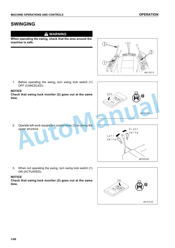 Komatsu PC60-7 Hydraulic Excavator Operation and Maintenance Manual SEAM034106T 3 Komatsu PC60-7 Hydraulic Excavator Operation and Maintenance Manual SEAM034106T - Image 3