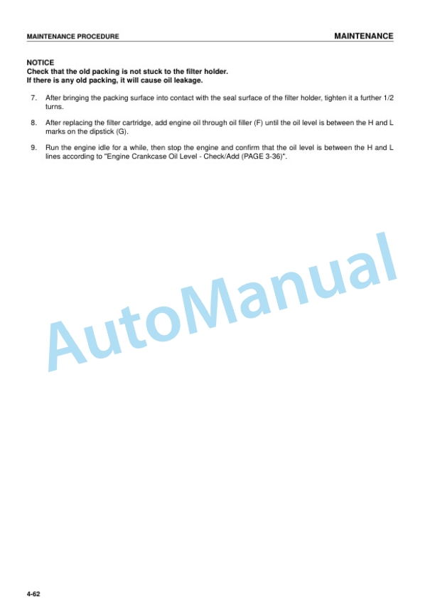 Komatsu PC60-7 Hydraulic Excavator Operation and Maintenance Manual SEAM034902P 5 Komatsu PC60-7 Hydraulic Excavator Operation and Maintenance Manual SEAM034902P - Image 5