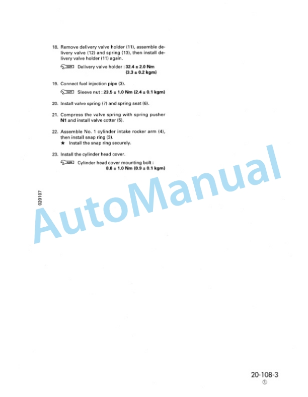 Komatsu PC60-7 Hydraulic Excavator Shop Manual SEBM004101 3 Komatsu PC60-7 Hydraulic Excavator Shop Manual SEBM004101 - Image 3