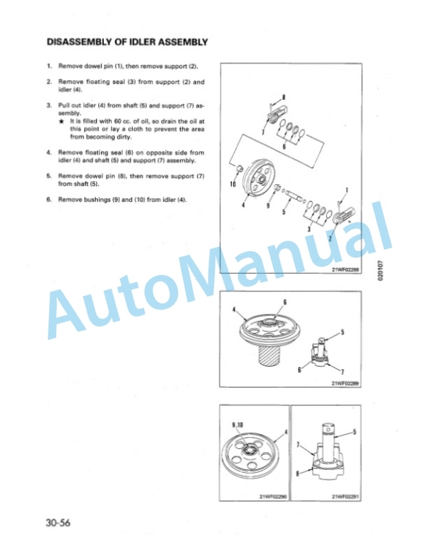 Komatsu PC60-7 Hydraulic Excavator Shop Manual SEBM004101 5 Komatsu PC60-7 Hydraulic Excavator Shop Manual SEBM004101 - Image 5