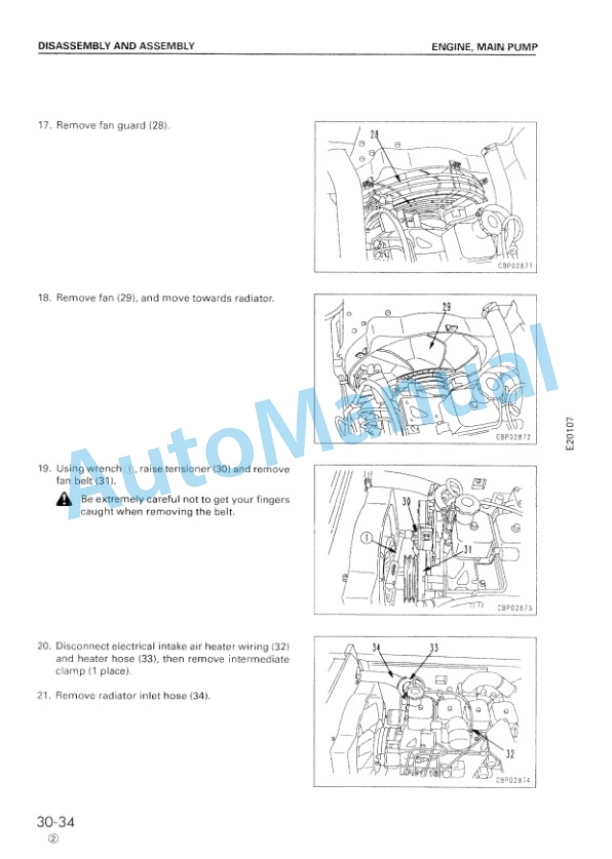 Komatsu PC60-7 Hydraulic Excavator Shop Manual SEBM010911 4 Komatsu PC60-7 Hydraulic Excavator Shop Manual SEBM010911 - Image 4