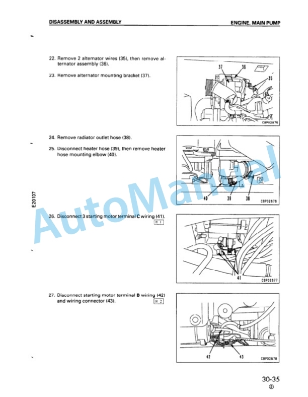 Komatsu PC60-7, PC60-7B Hydraulic Excavator Shop Manual SEBM010911 4 Komatsu PC60-7, PC60-7B Hydraulic Excavator Shop Manual SEBM010911 - Image 4