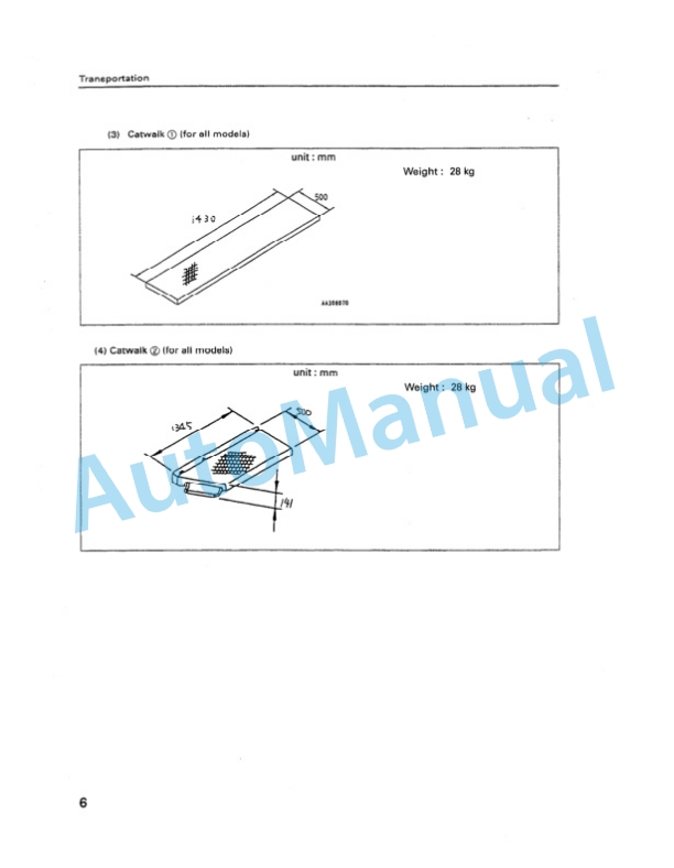 Komatsu PC600-6 Hydraulic Excavator Field Assembly Manual SEAW001700 2 Komatsu PC600-6 Hydraulic Excavator Field Assembly Manual SEAW001700 - Image 2