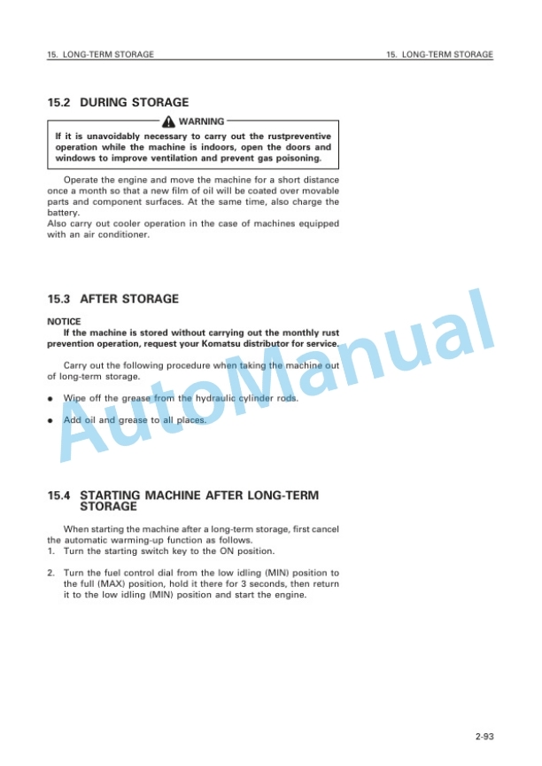 Komatsu PC600-6, PC600LC-6 Avance Hydraulic Excavator Operation and Maintenance Manual SEAM022100 4 Komatsu PC600-6, PC600LC-6 Avance Hydraulic Excavator Operation and Maintenance Manual SEAM022100 - Image 4