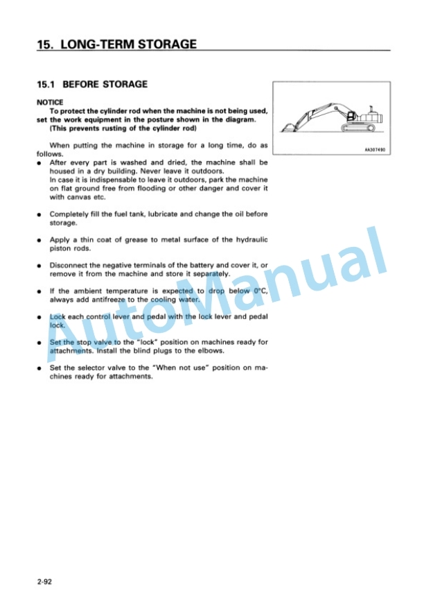 Komatsu PC600-6, PC600LC-6 Avance Hydraulic Excavator Operation and Maintenance Manual SEAM033900P 4 Komatsu PC600-6, PC600LC-6 Avance Hydraulic Excavator Operation and Maintenance Manual SEAM033900P - Image 4