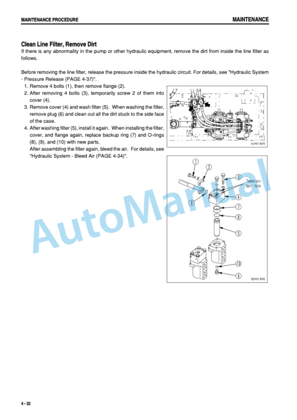 Komatsu PC600-6, PC600LC-6 Avance Hydraulic Excavator Operation and Maintenance Manual SEAM046200T 5 Komatsu PC600-6, PC600LC-6 Avance Hydraulic Excavator Operation and Maintenance Manual SEAM046200T - Image 5