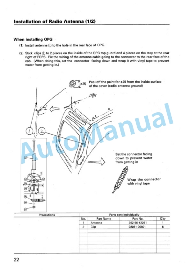 Komatsu PC600-6, PC600LC-6 Hydraulic Excavator Field Assembly Manual SEAW002802 2 Komatsu PC600-6, PC600LC-6 Hydraulic Excavator Field Assembly Manual SEAW002802 - Image 2